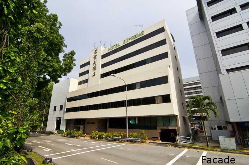 Hotel Supreme Singapur Dış mekan fotoğraf